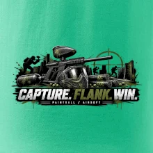 Taktika capture flank win paintball