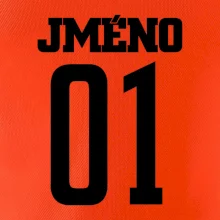 Florbalový  dres - vlastní jméno a číslo