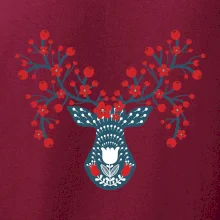 Folklor - jelen s červenými plody