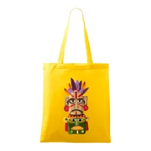 Mayové maska s peřím