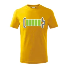 Rodinná trika - baterie táta - dítě