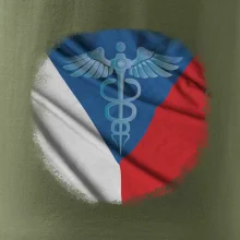 Hrdinové zdravotnictví - Česká vlajka (Pecka design)