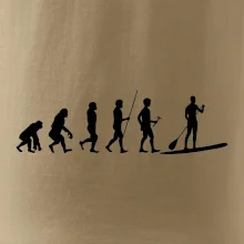 Evoluce paddleboard muž