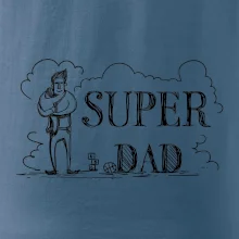 Kreslený nápis super dad