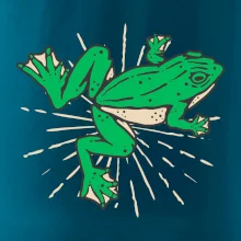 Žába zelená kreslená