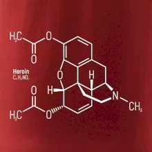 Molekulární struktura Heroin