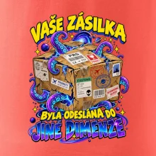 Vaše zásilka byla odeslána do jiné dimenze
