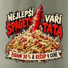 Nejlepší špagety vaří táta Eidam 30 procent a kečup v ceně