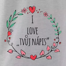 I love věněček - vlastní nápis