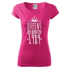 Queens are born in 1989 Queens are born in 1989