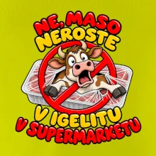 Maso neroste v igelitu v supermarketu