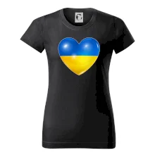 Ukrajina srdce vlajka