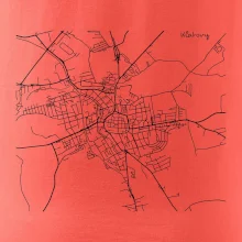 Mapy měst černobílé Klatovy