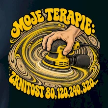 Moje terapie zrnitost 80 120 240 320 - vibrační bruska