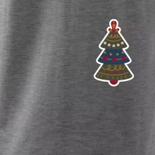 Folklor na prsu vánoční stromek