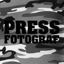 Novinář nápis - Press Fotograf