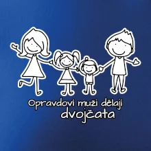 Opravdoví muži dělají dvojčata - holka kluk