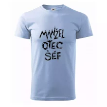 Manžel otec šéf - nápis štětkou (Pecka design) Manžel otec šéf - nápis štětkou (Pecka design)