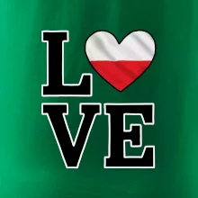 Love Polská vlajka