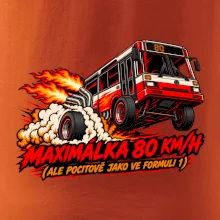 Maximálka 80 km h jako ve formuli 1