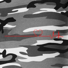 Poker EKG srdce červené