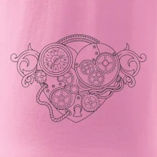 Steampunk srdce kreslené