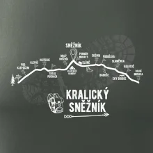 Profil kopců - Kralický Sněžník