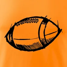 Americký fotbal míč skica