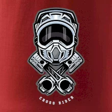 Cross rider písty helma