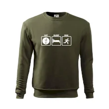 Eat sleep run čtverce