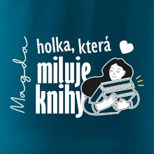 Černobílá holka, která miluje knihy - Vaše jméno Černobílá holka, která miluje knihy - Vaše jméno