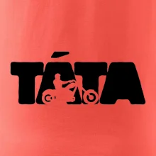 Táta nápis - motorka chopper