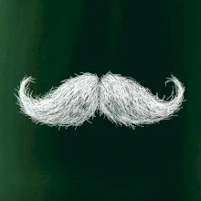 Mustache knír kreslený