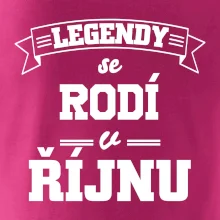 Legendy se rodí v říjnu