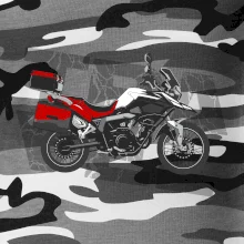 Cestovní enduro červená