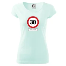 Dopravní značka - rychlost 30 - váš nápis