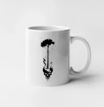 Kytara strom a lebka