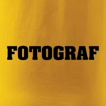 Novinář nápis - Fotograf