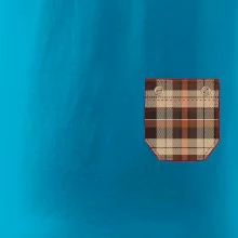 Flanelové triko hnědé