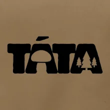 Táta nápis - houbař