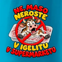 Maso neroste v igelitu v supermarketu