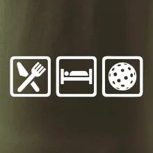 Eat sleep florbal v řadě