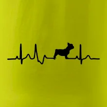 EKG Francouzský buldoček z boku