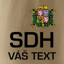 Sbor dobrovolných hasičů - znak bez nápisu + Nápis na zádech
