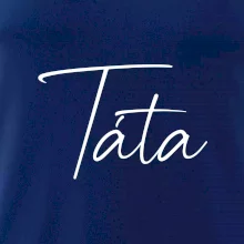 Nápis psací na prsou - táta