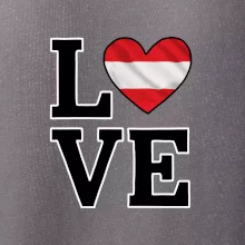 Love Rakouská vlajka