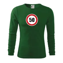 Dopravní značka - omezení rychlosti 50