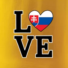 Love Slovenská vlajka