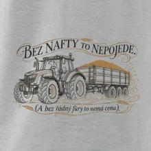Bez nafty to nepojede traktor s vlekem