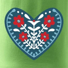 Folklor - srdce modré plné